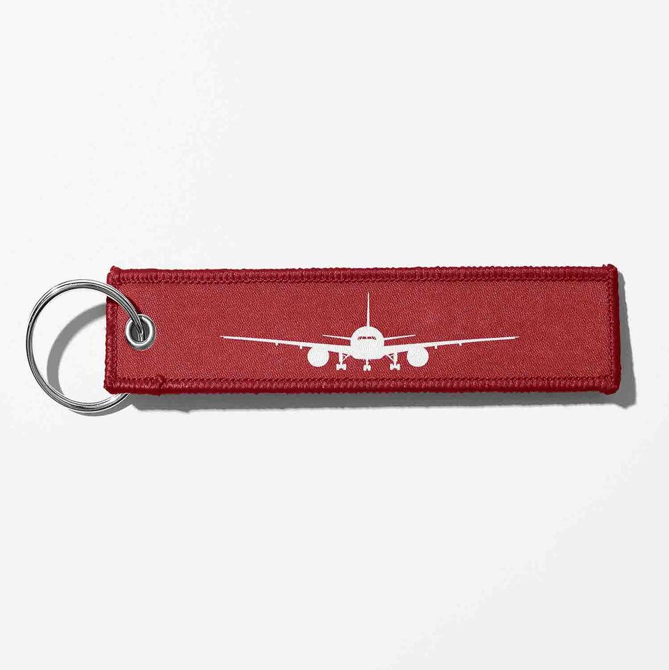 Boeing 777 Silhouette Designed Key Chains