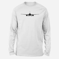 Thumbnail for Boeing 777 Silhouette Designed Long-Sleeve T-Shirts