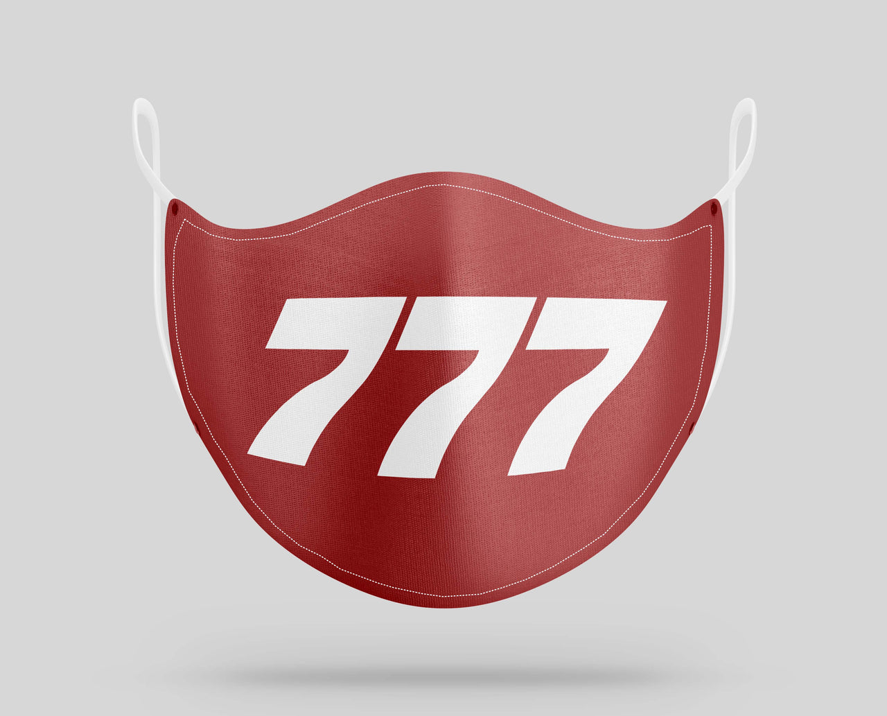 Boeing 777 Text Designed Face Masks