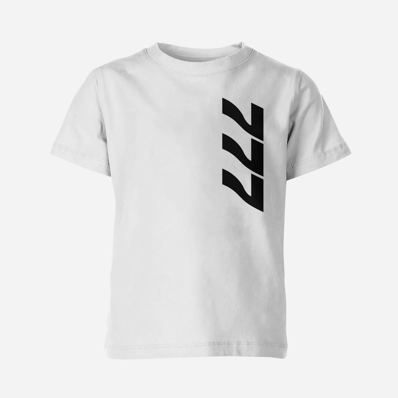 777 Side Text Designed Children T-Shirts