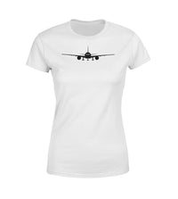 Thumbnail for Boeing 777 Silhouette Designed Women T-Shirts