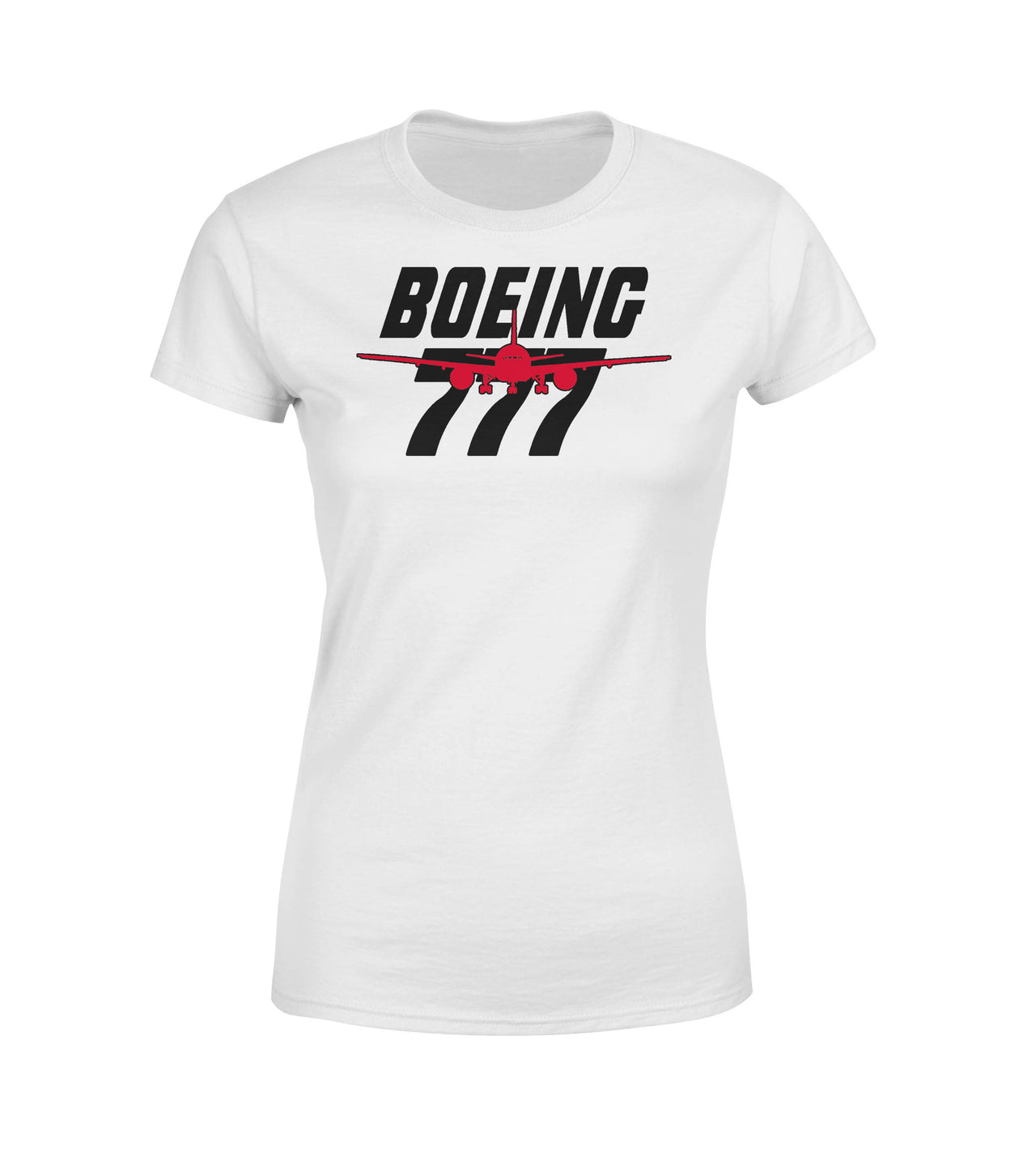 Amazing Boeing 777 & Text Designed Women T-Shirts