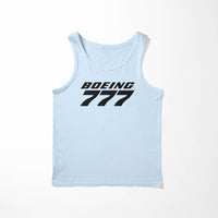 Thumbnail for Boeing 777 & Text Designed Tank Tops