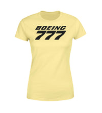 Thumbnail for Boeing 777 & Text Designed Women T-Shirts