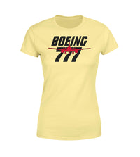 Thumbnail for Amazing Boeing 777 & Text Designed Women T-Shirts