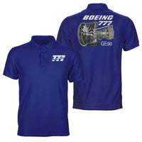 Thumbnail for Boeing 777 & GE90 Engine Designed Double Side Polo T-Shirts