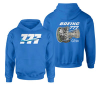 Thumbnail for Boeing 777 & GE90 Engine Designed Double Side Hoodies