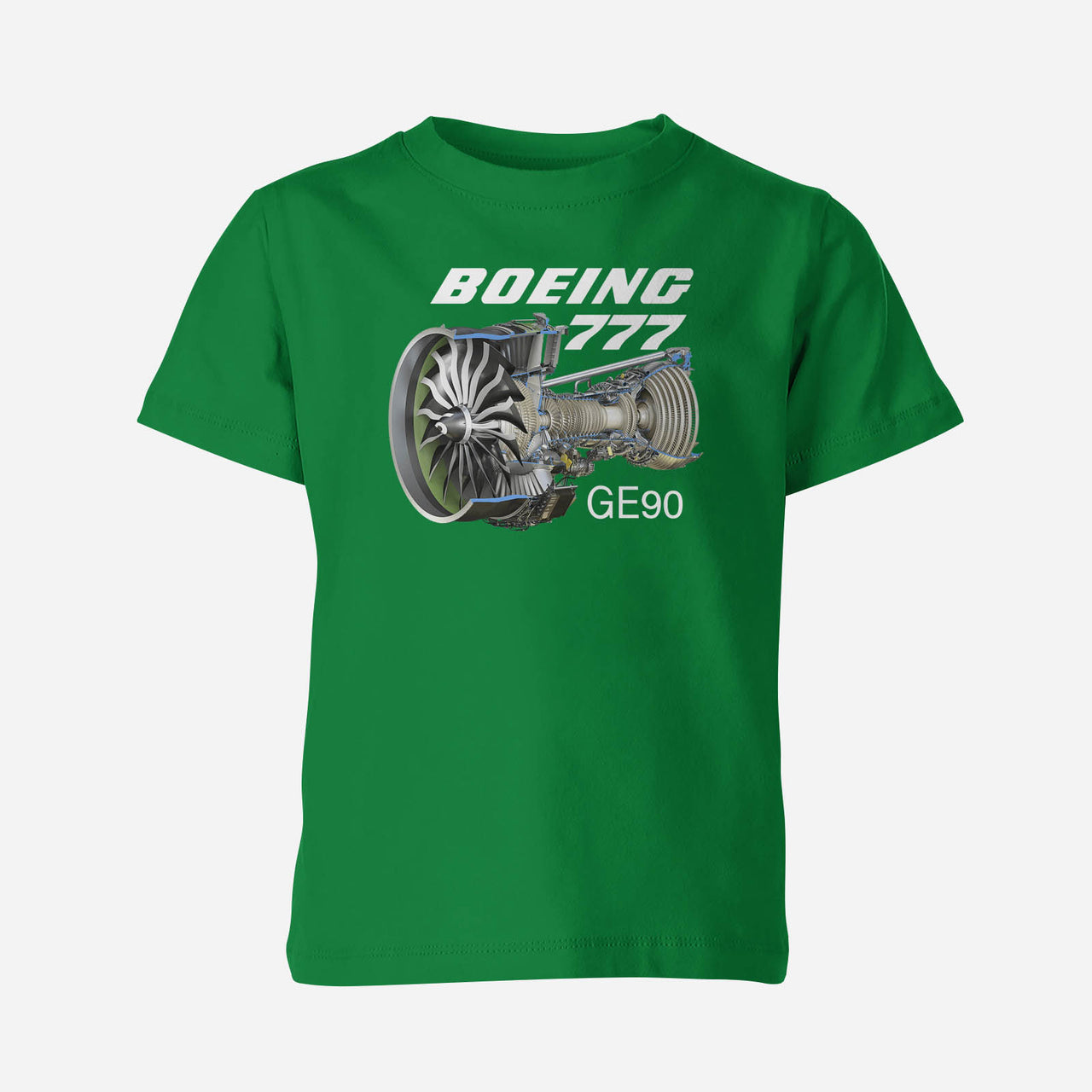 Boeing 777 & GE90 Engine Designed Children T-Shirts