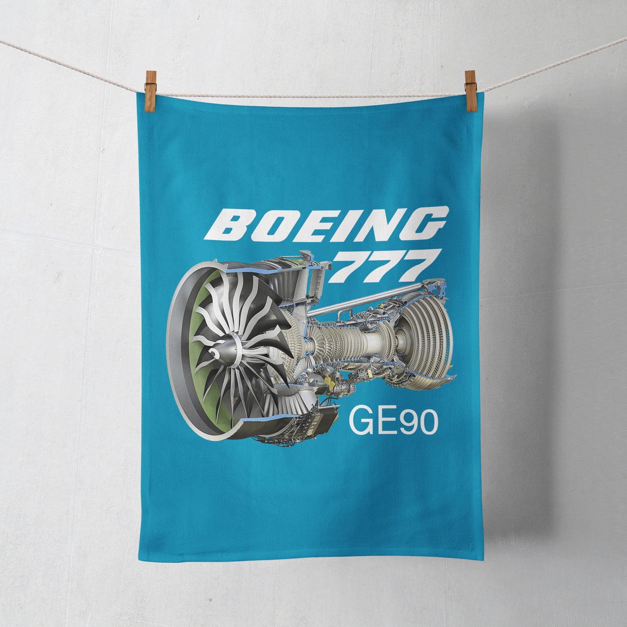 Boeing 777 & GE90 Engine Designed Towels