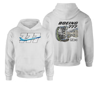 Thumbnail for Boeing 777 & GE90 Engine Designed Double Side Hoodies