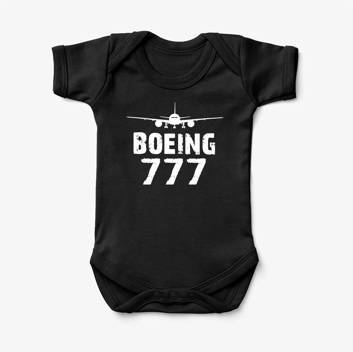 Boeing 777 & Plane Designed Baby Bodysuits
