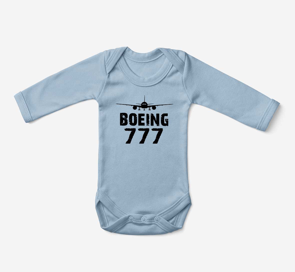 Boeing 777 & Plane Designed Baby Bodysuits