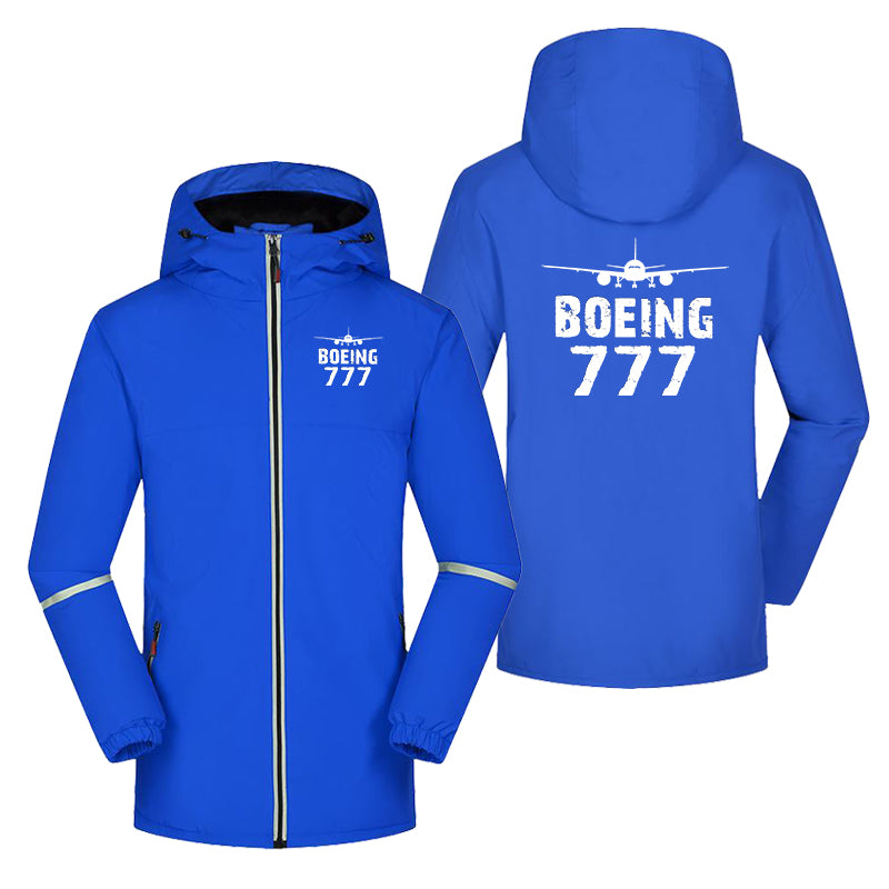 Boeing 777 & Plane Designed Rain Coats & Jackets