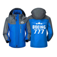 Thumbnail for Boeing 777 & Plane Designed Thick Winter Jackets