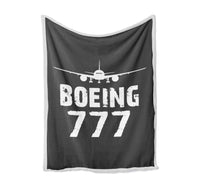 Thumbnail for Boeing 777 & Plane Designed Bed Blankets & Covers