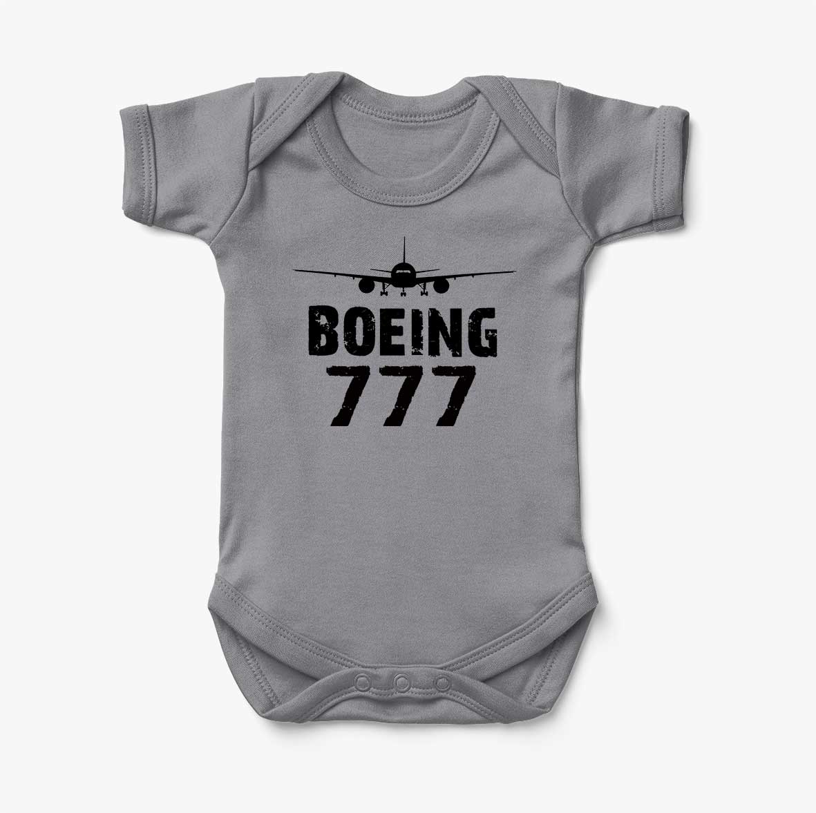 Boeing 777 & Plane Designed Baby Bodysuits