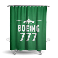 Thumbnail for Boeing 777 & Plane Designed Shower Curtains