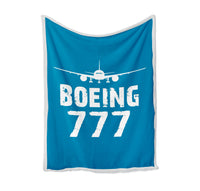 Thumbnail for Boeing 777 & Plane Designed Bed Blankets & Covers