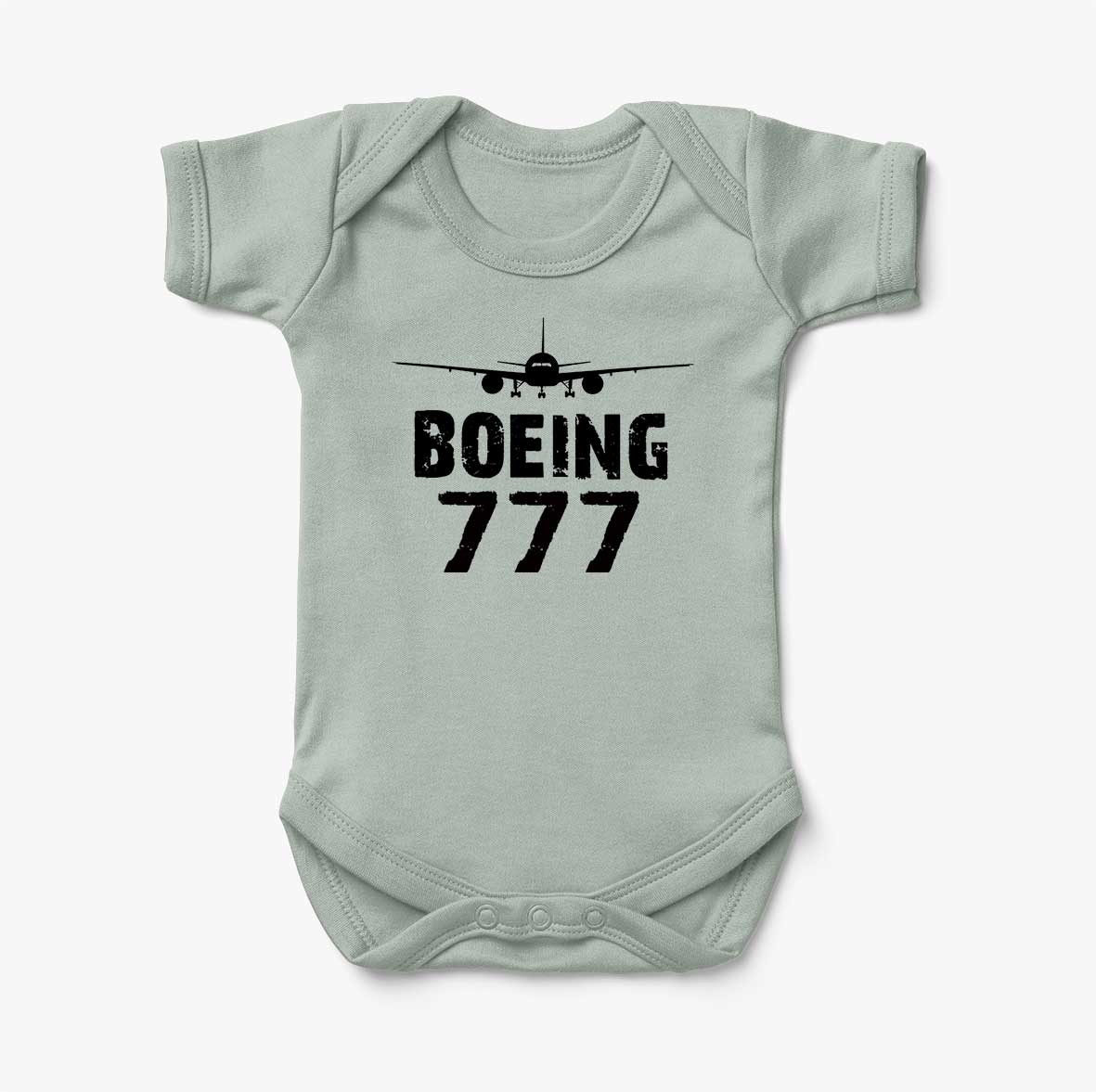 Boeing 777 & Plane Designed Baby Bodysuits