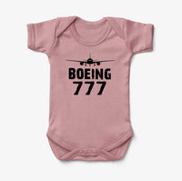 Thumbnail for Boeing 777 & Plane Designed Baby Bodysuits