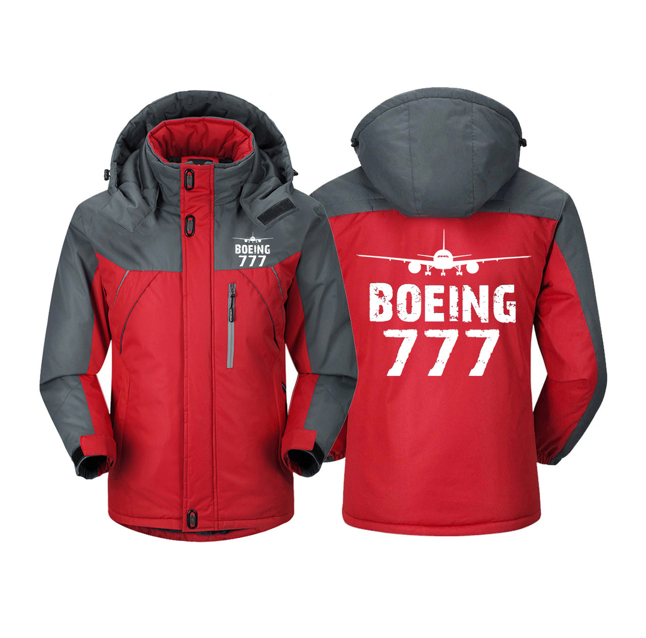 Boeing 777 & Plane Designed Thick Winter Jackets