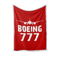 Thumbnail for Boeing 777 & Plane Designed Bed Blankets & Covers