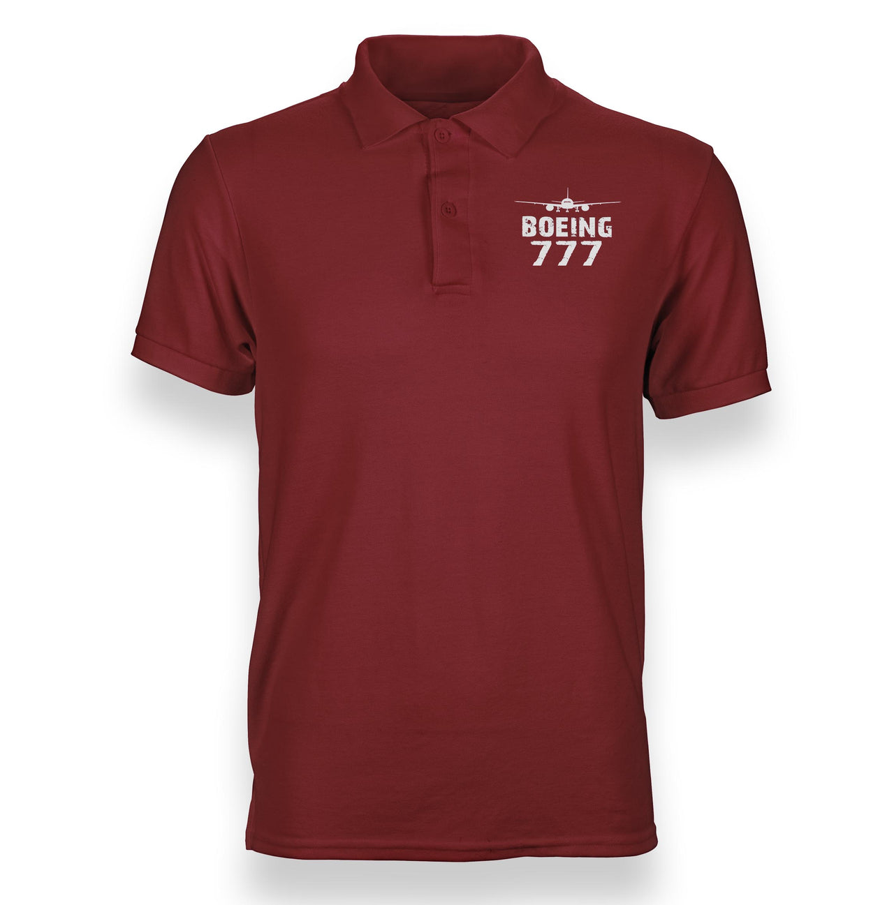 Boeing 777 & Plane Designed Polo T-Shirts