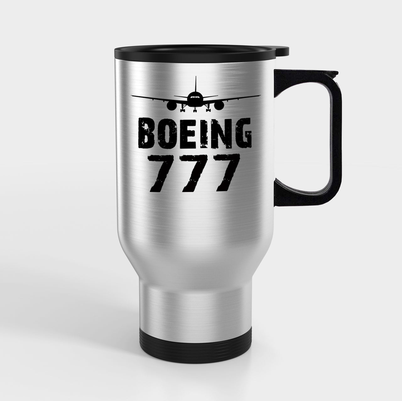 Boeing 777 & Plane Designed Travel Mugs (With Holder)