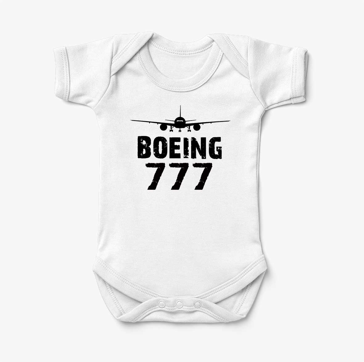 Boeing 777 & Plane Designed Baby Bodysuits
