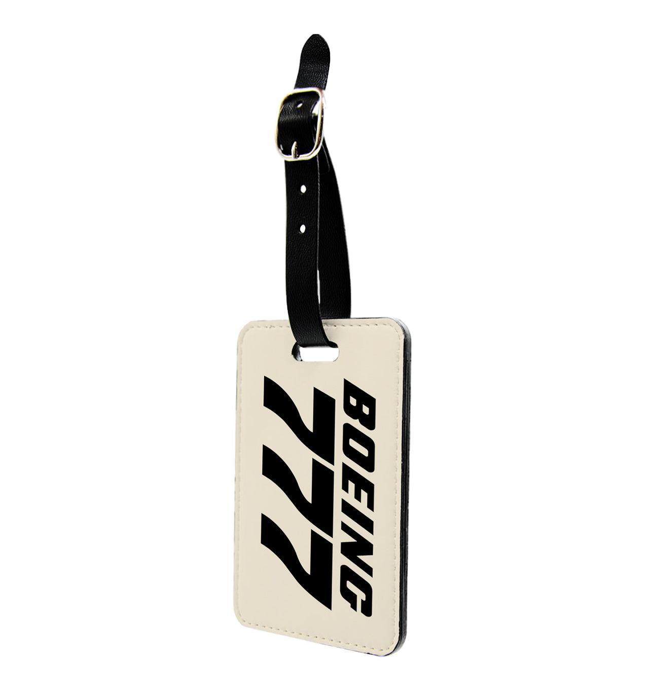 Boeing 777 & Text Designed Luggage Tag