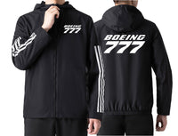 Thumbnail for Boeing 777 & Text Designed Windbreaker Jackets