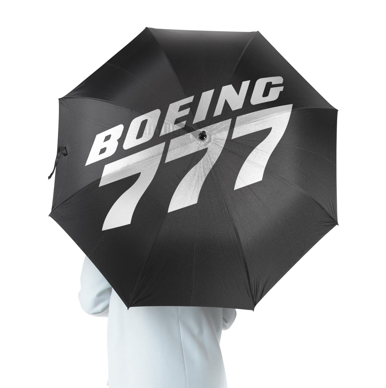 Boeing 777 & Text Designed Umbrella