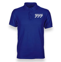 Thumbnail for Boeing 777 & Text Designed Polo T-Shirts