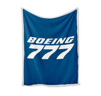 Thumbnail for Boeing 777 & Text Designed Bed Blankets & Covers