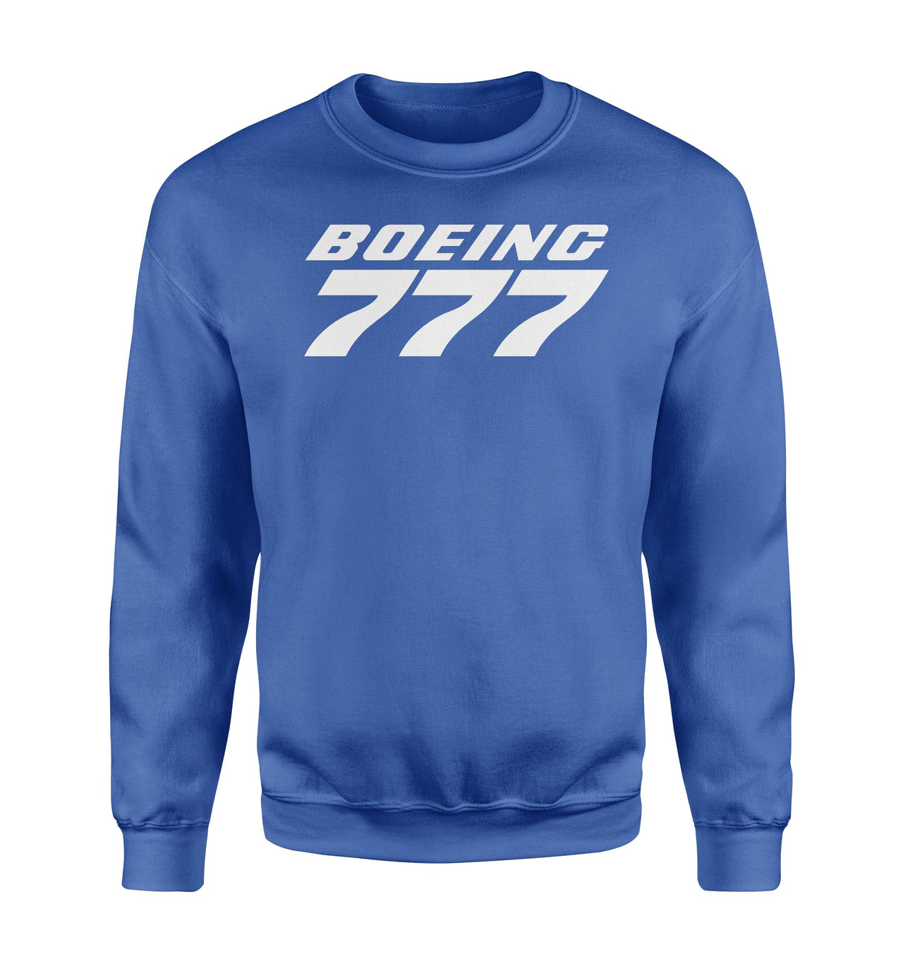 Boeing 777 & Text Designed Sweatshirts