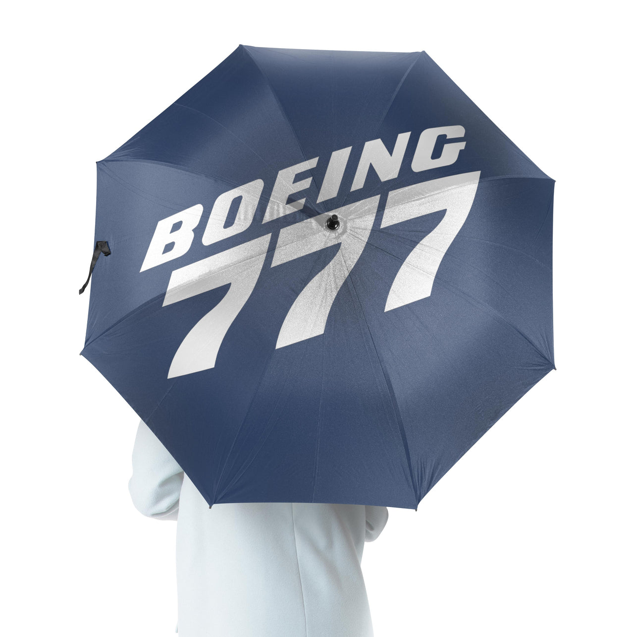 Boeing 777 & Text Designed Umbrella