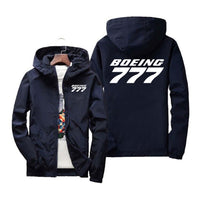 Thumbnail for Boeing 777 & Text Designed Windbreaker Jackets