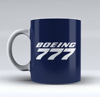 Thumbnail for Boeing 777 & Text Designed Mugs
