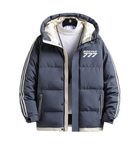 Thumbnail for Boeing 777 & Text Designed Thick Fashion Jackets