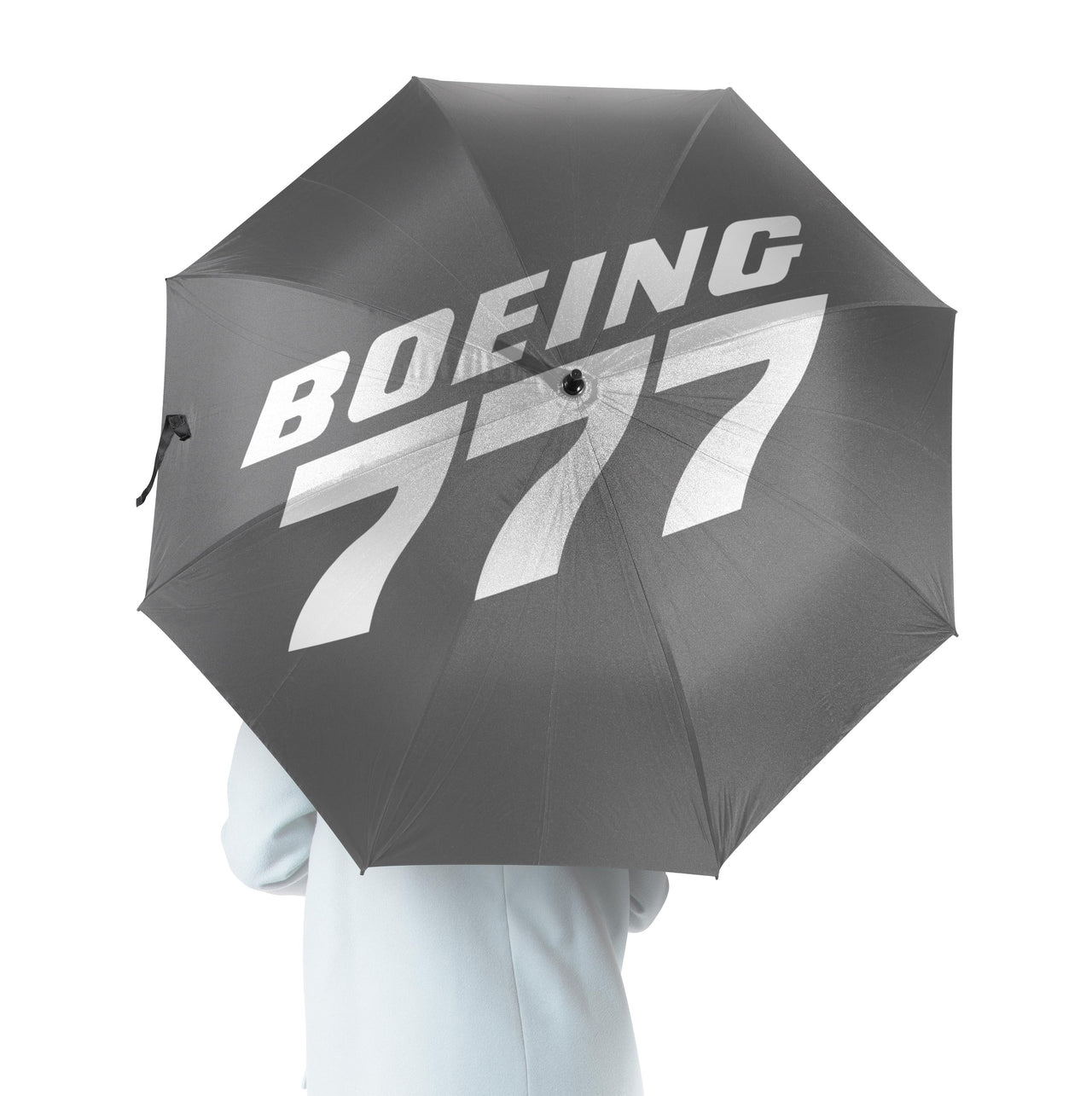 Boeing 777 & Text Designed Umbrella