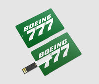 Thumbnail for Boeing 777 & Text Designed USB Cards