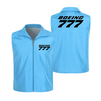 Thumbnail for Boeing 777 & Text Designed Thin Style Vests