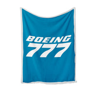 Thumbnail for Boeing 777 & Text Designed Bed Blankets & Covers