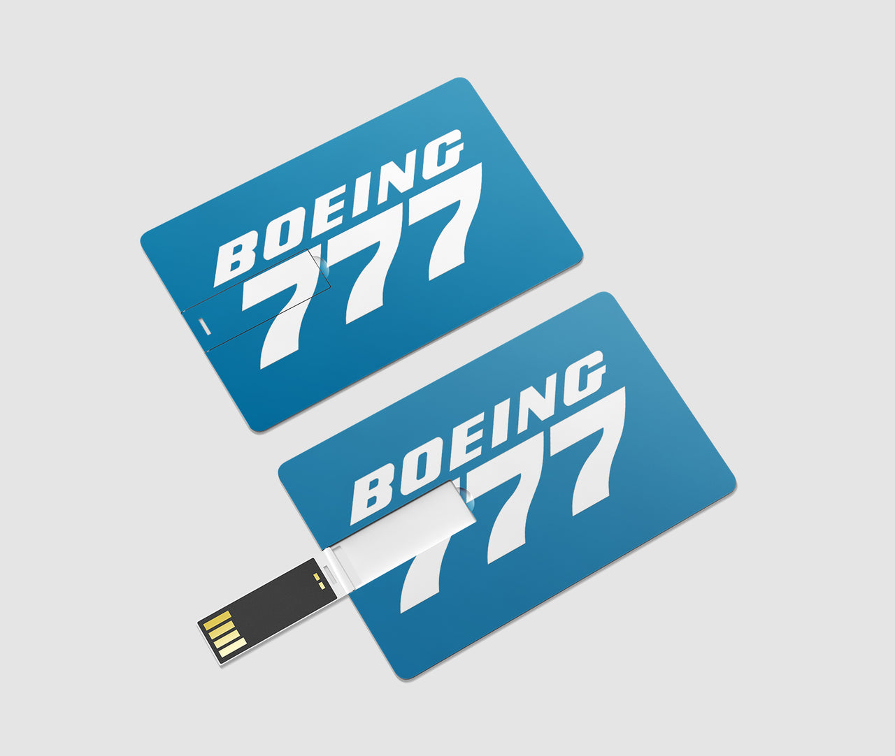Boeing 777 & Text Designed USB Cards
