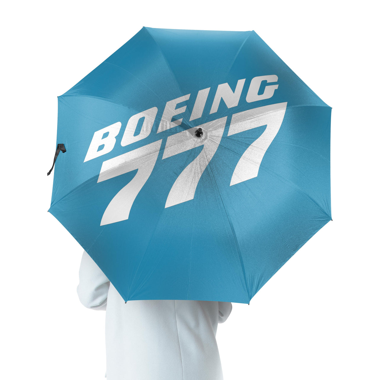 Boeing 777 & Text Designed Umbrella