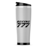 Thumbnail for Boeing 777 & Text Designed Stainless Steel Travel Mugs