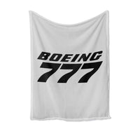Thumbnail for Boeing 777 & Text Designed Bed Blankets & Covers