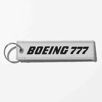 Thumbnail for Boeing 777 & Text Designed Key Chains
