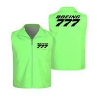 Thumbnail for Boeing 777 & Text Designed Thin Style Vests