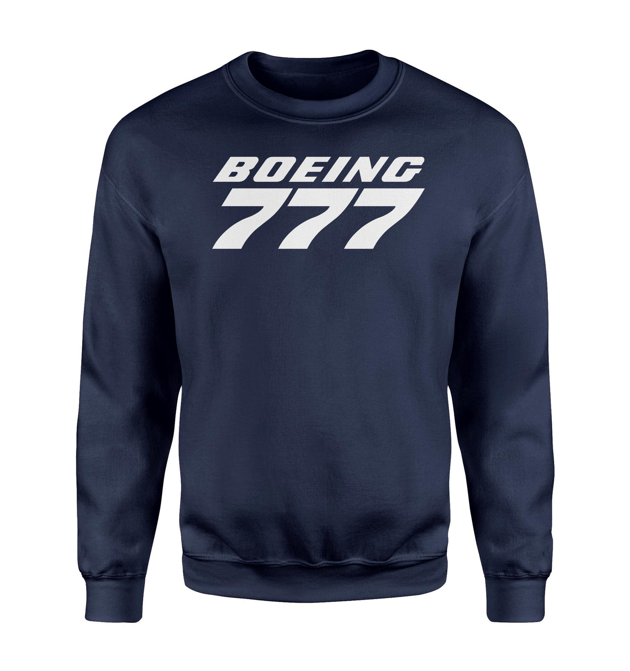 Boeing 777 & Text Designed Sweatshirts